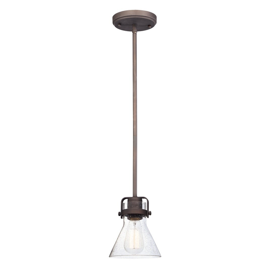 Seafarer 1-light 6" Wide Steel Pendant