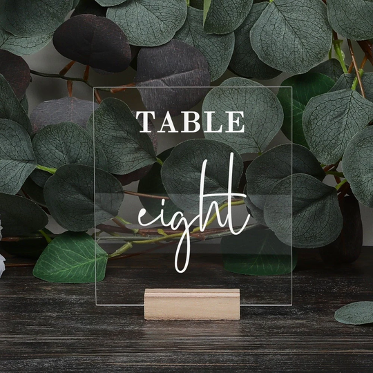 Wedding Table Numbers, Acrylic Number, Custom Sign, Wedding Party Decor, Wedding Favors, Bridesmaid Proposal, Wedding Gifts