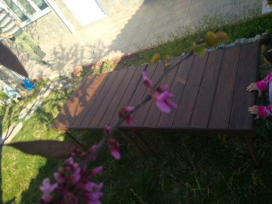 29x38 Inc, Boho Picnic Table, Boho Car Folding Wood Gift, Low Seated Table