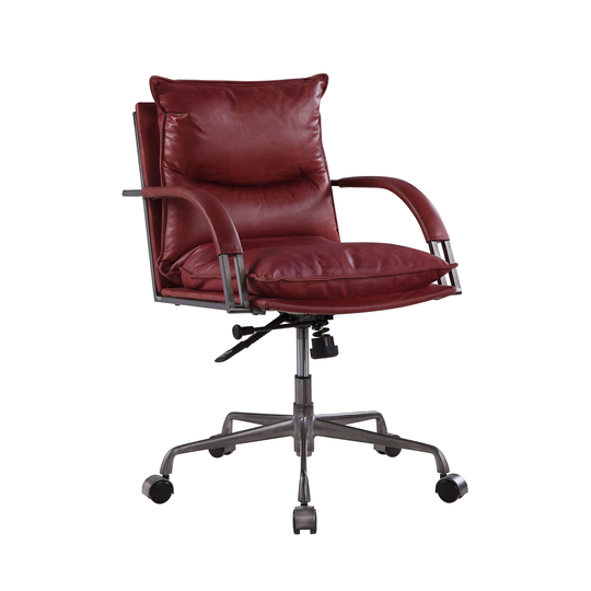 Q-Max Swivel Executive Office Chair With Armrest