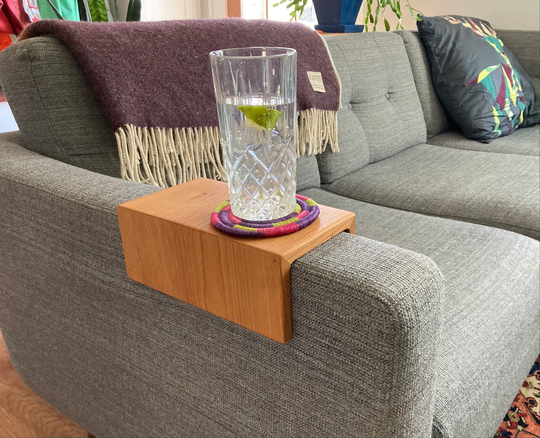 Couch Arm Table - Cherry