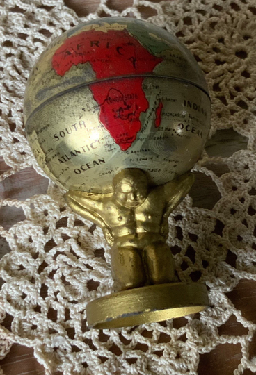 Vintage Atlas Pencil Sharpener Stamped Germany