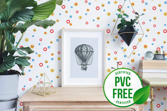 Colorful Social Media Wallpaper | Removable Peel & Stick Or Unpasted - Pvc-Free Emoji Self-Adhesive