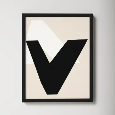 Elements In Black 2 By Katy Montica - Framed Wall Art