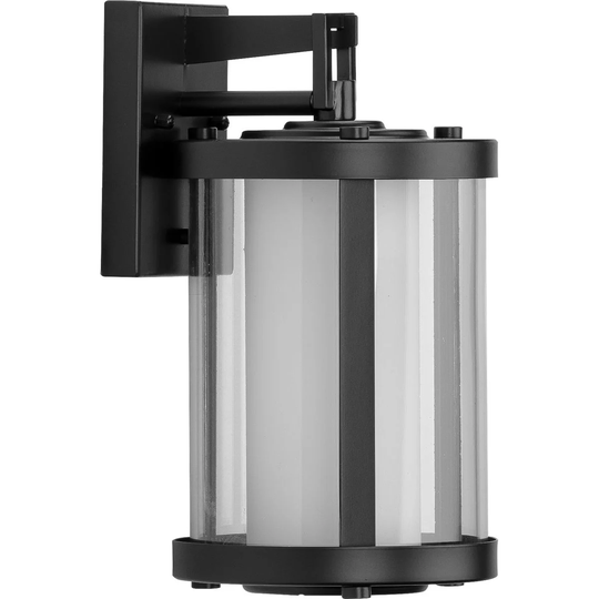 Irondale Collection Black One-Light Small Wall Lantern - 15.200" x 10.240" x 9.300"