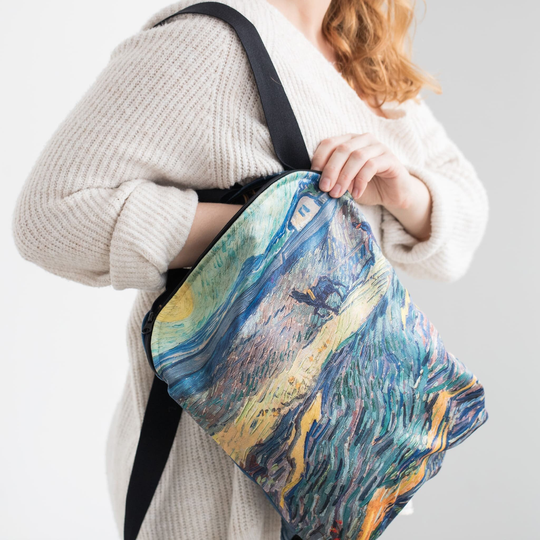 Van Gogh Canvas Backpack | Velvet Rucksack