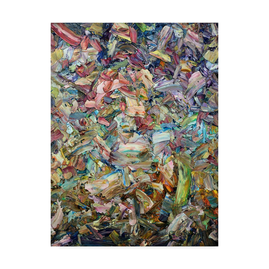 James W. Johnson 'Roadside Fragmentation' Canvas Art - Multi-color