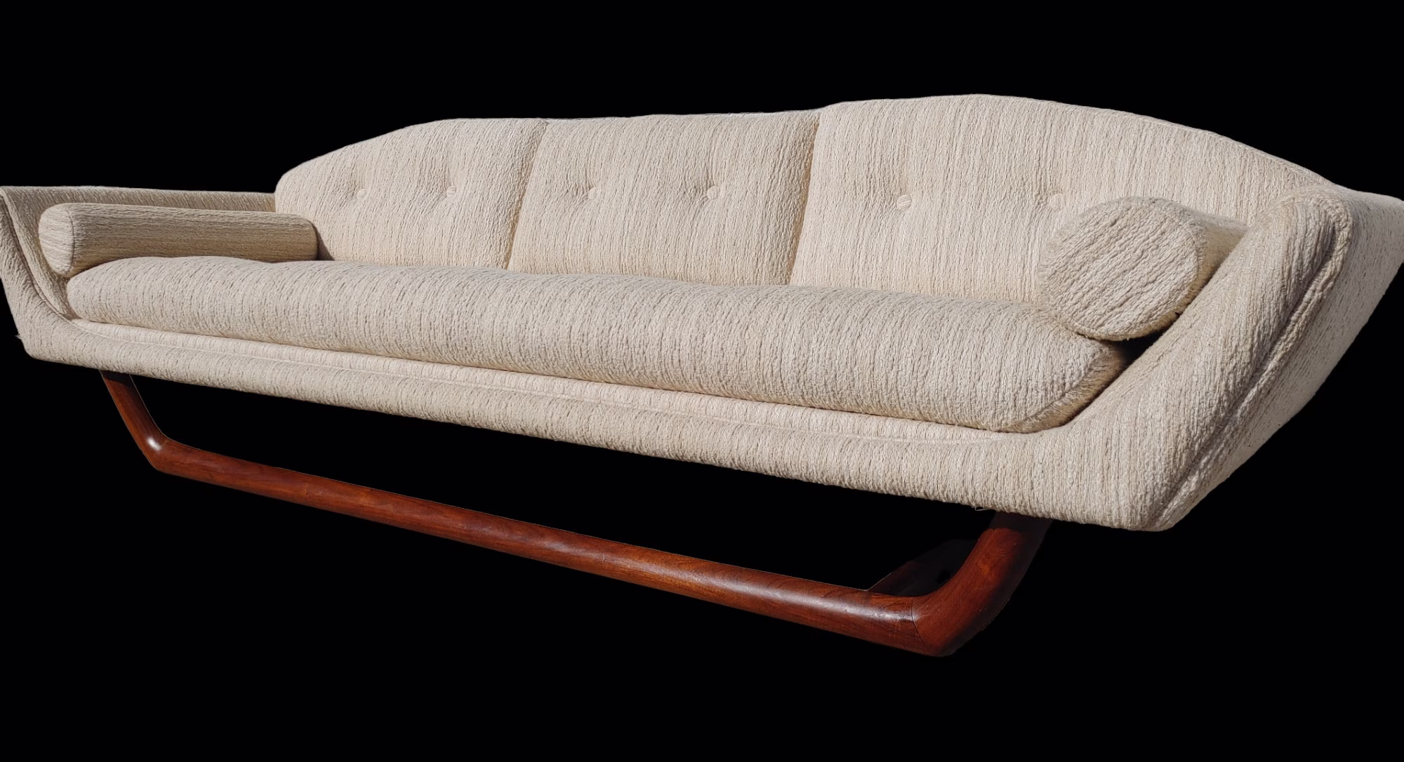 Mid Century Modern Gondola Sofa in Manner Of Adrian Pearsall