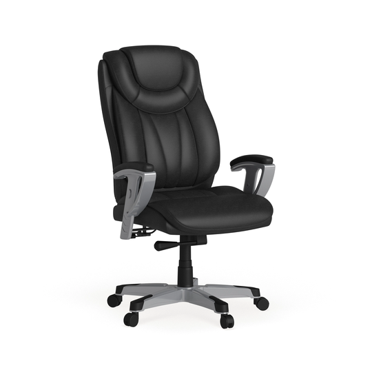Big & Tall Executive Swivel Office Chair with Adjustable Arms