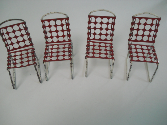 Vintage Miniature Chairs - Set Of 4