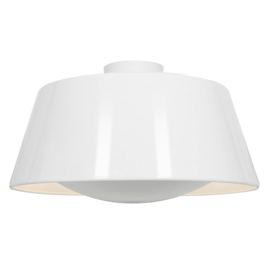 Access Lighting SoHo 3-light Gloss White Flush Mount