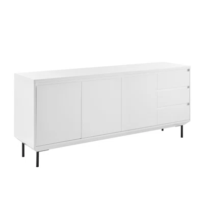 63" Wide 3 Drawer Sideboard