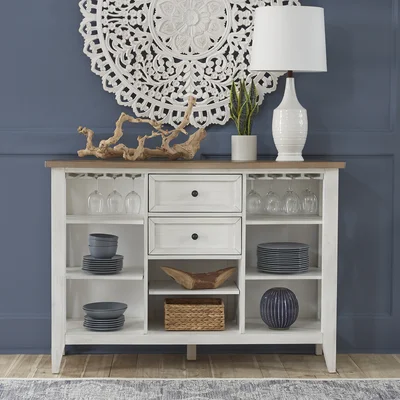 56" Wide 2 Drawer Sideboard