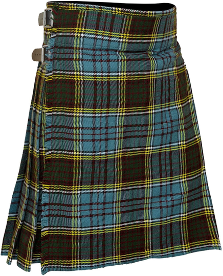 Scottish Men's 5 Yard Anderson Tartan Kilt, Scottish Mens Kilt, Highland Kilt, Kilt For Men, Gift, Celtic, Traditional Wear