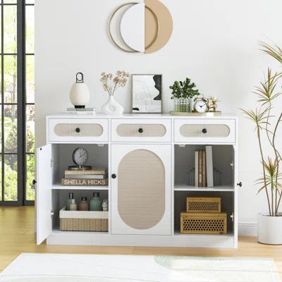 Harice 47.2" Wide 3 Drawer Sideboard