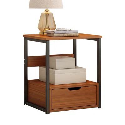 1 Or 2 Drawer Wooden Nightstand Bed Side Table Cabinet Bedroom Furniture Storage