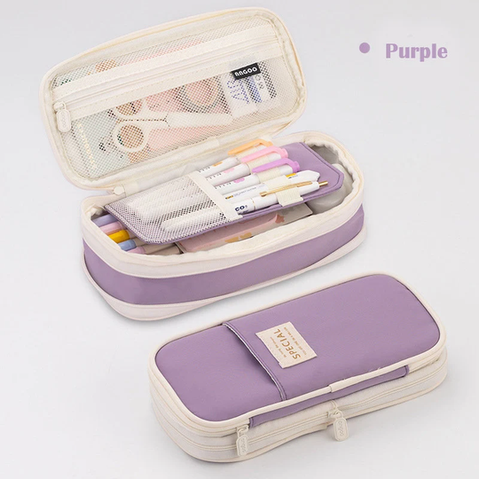 Large Capacity Pencil Case Office College School Supplies Back To Pouch Gift For Students Teens Adults Girls Boys Kids