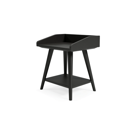 Signature Design by Ashley Blariden Black Accent Table - 18"W x 16"D x 22"H