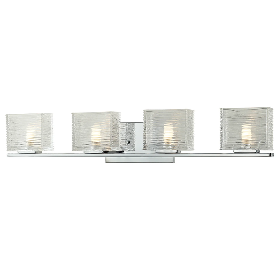 Avery Home Lighting Jaol 4-light Polished Chrome Vanity Light - Silver
