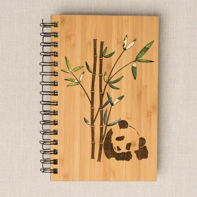 Panda Bear Handmade Journal