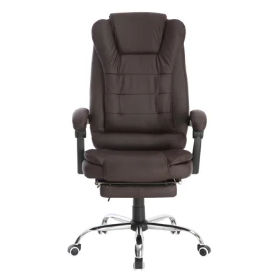 Montes Jett Executive Office Chair, Reclining Backrest, Retractable Footrest
