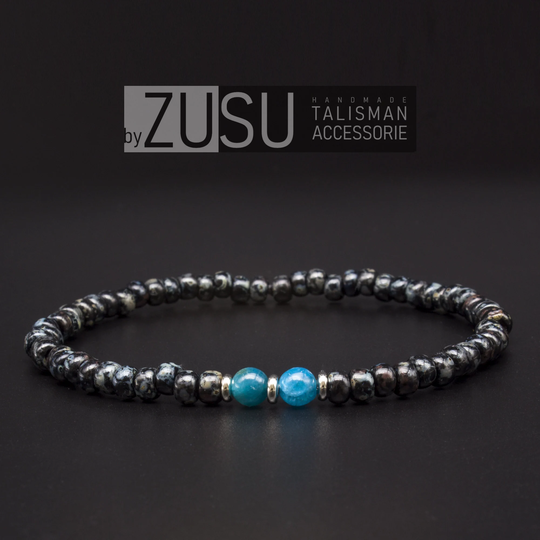 Apatite Men's Bracelet For Motivational, Motivational Men, Gift Dad, Boyfriend, May Birthstone