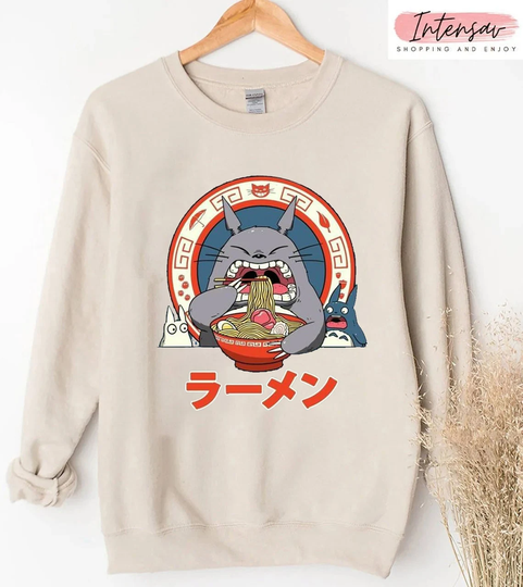 Cute Totoro Comfort Colors® Shirt, Studio Ghibli Anime Spirited Away My Neighbour Totoro, Mononoke, Miyazaki Hayao, Shirt