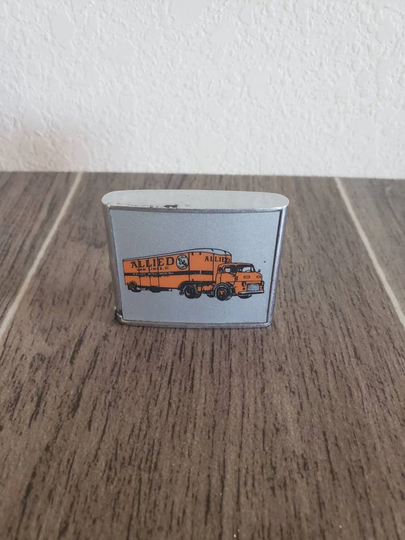 Vintage Barlow Big Rig Allied Truck Lines Tape Measure | Small Personal Truckers 2" X 1.5"