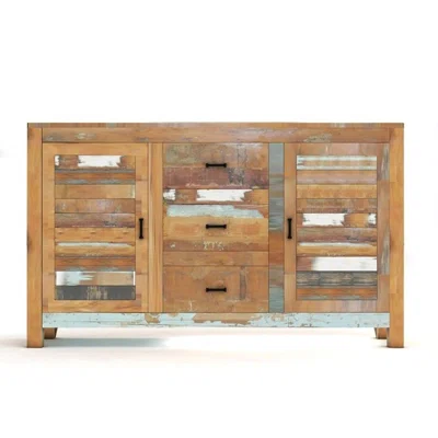 Nirvana 48'' Wide 3 Drawer Solid Wood Sideboard