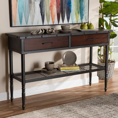 Mailer 55.5" Wide 2 Drawer Buffet Table