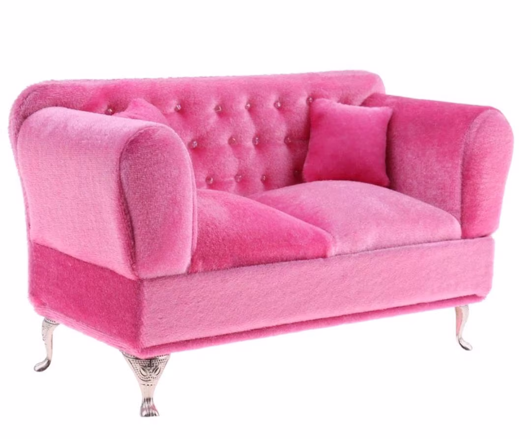16 Scale Sofa Perfect For Barbie Play Set