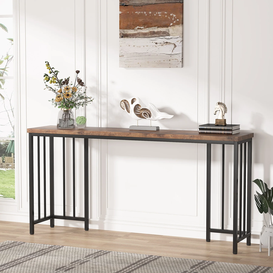 Tribesigns 70.9 inch Extra Long Console Table, Sofa Table Narrow Long Entryway Table