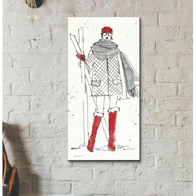 Winter Fashion I by Anne Tavoletti - Wrapped Canvas Graphic Art Print