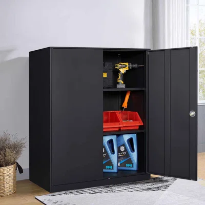 Kortni 3 - Shelf Storage Cabinet