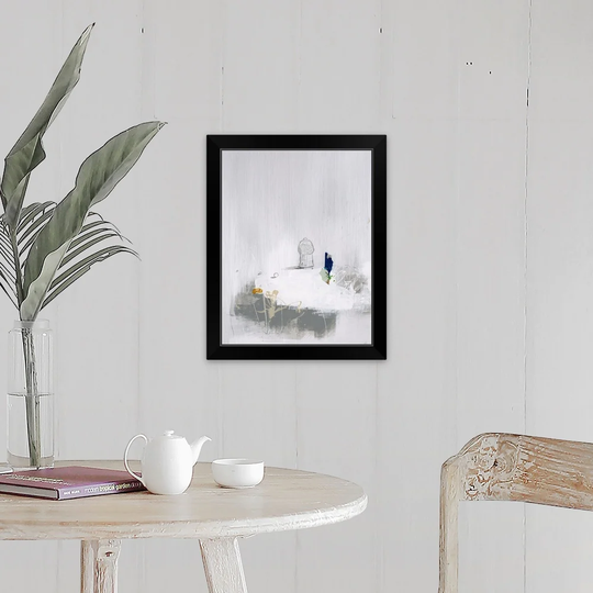 "Across the Block III" Black Framed Print