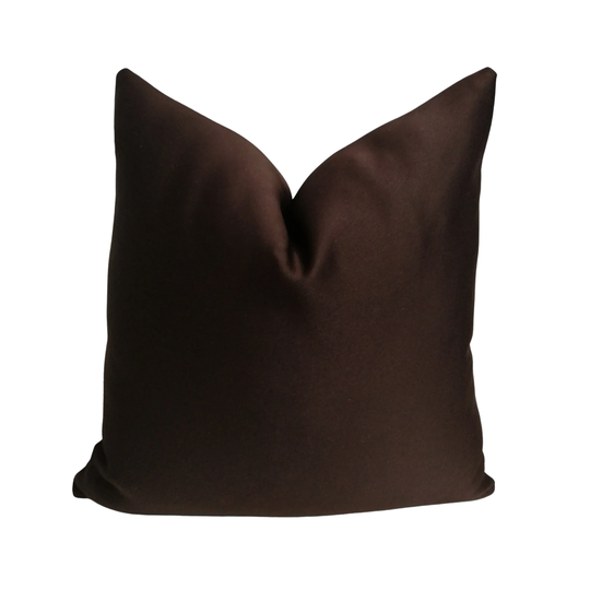 Solid Dark Brown Throw Pillow Cover Sofa Decor Farmhouse Cushion Case Livingroom 16x16 Couch Pillows For Bed 18x18 14x14 12x12 10x10
