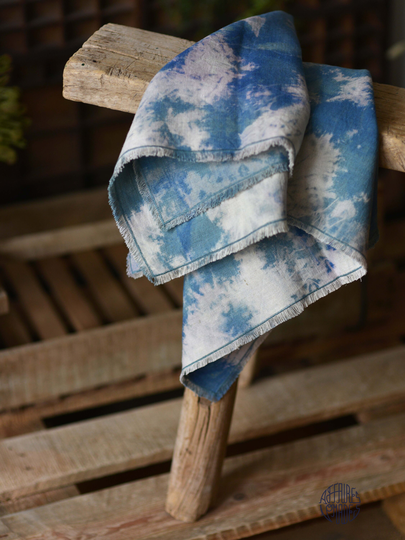 Place-Mat Table Mat Hand Dyed Linen Decor