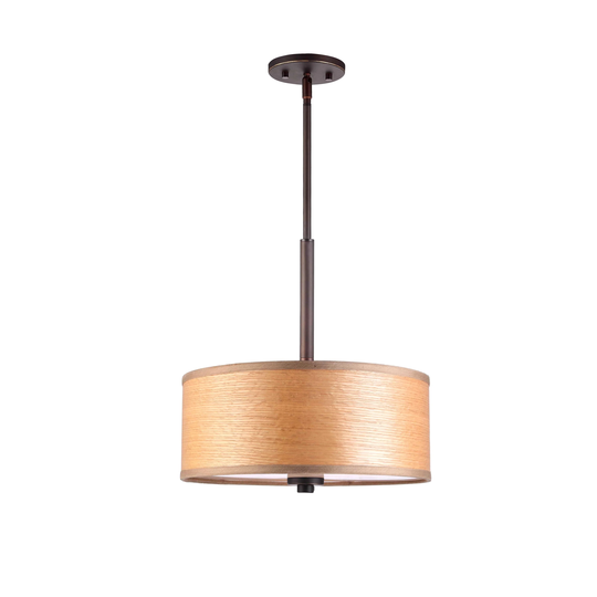Woodbridge Lighting Drum - Veneer Pendant