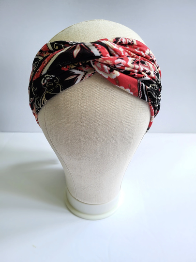 Twist Turban Headbands For Women in Prints & Solid Colors, Boho, Hippie Fashion Summer Vacay Or Festival, Soft, Stretchy, Comfortable