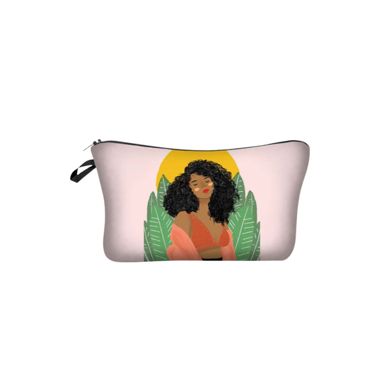 Makeup Bag - Pencil Case Plant Printed