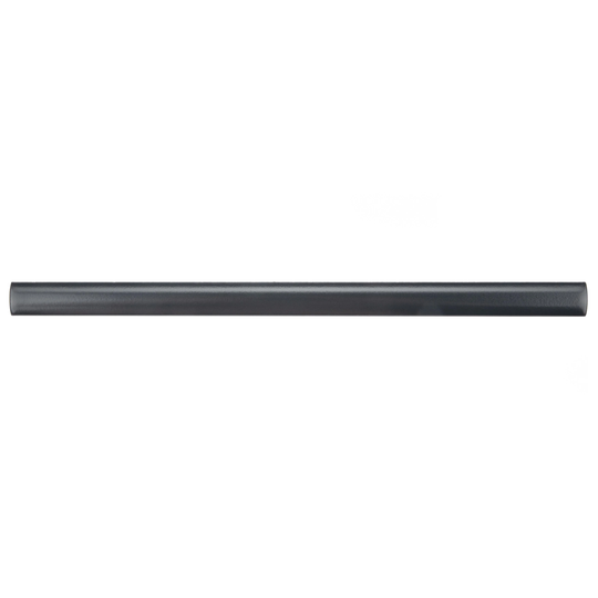 Merola Tile Chester Matte Nero .5" x 12" Ceramic Demi-Bullnose Wall Trim Tile - (1 Tile)