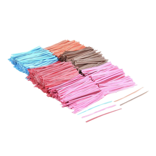Candy Bag Twist Tie String Decoration 102mm Length 5000 Pcs - Assorted Color