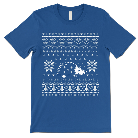 Hedgehog Christmas Shirt. Ugly Xmas T Shirts