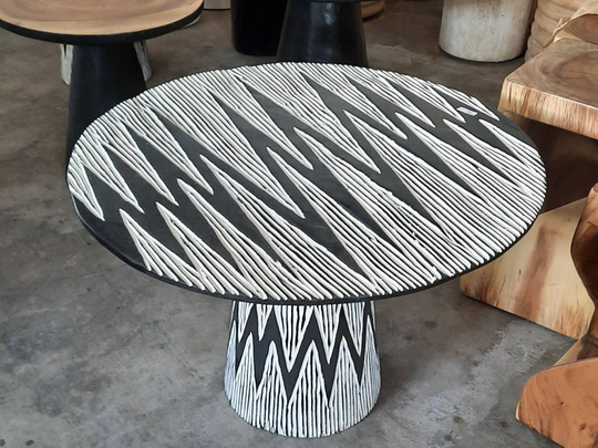 Monochrome Coffee Table Black & White