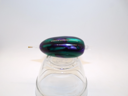 Diamond Painting Pen, Green, Purple, Black, Swirl, Egg Shaped Mini, Acrylic