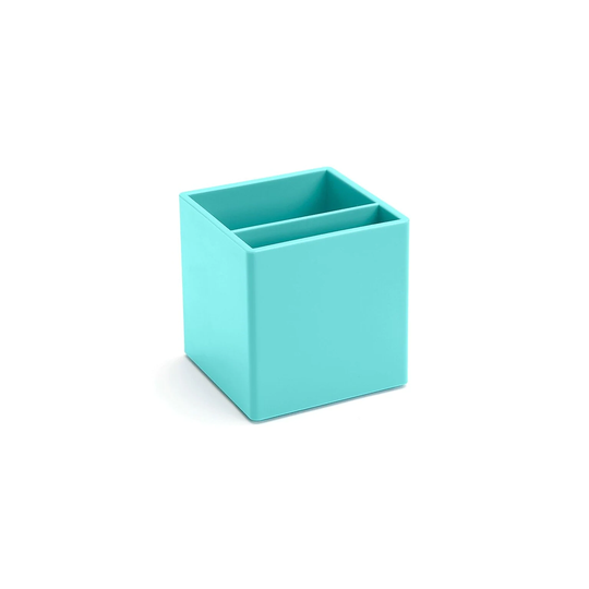 Poppin Aqua Pen Cup - 3.25" x 3.25" x 3.25"