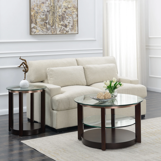 Picket House Furnishings Benton 2PC Occasional Table Set-Coffee Table & End Table