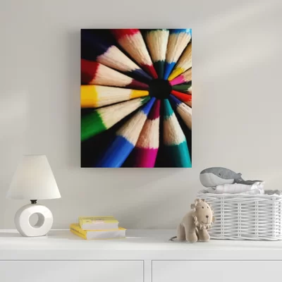 'Colored Pencils' Canvas Art