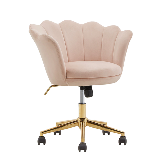 Angela Velvet Seashell Office Chair by iNSPIRE Q Bold