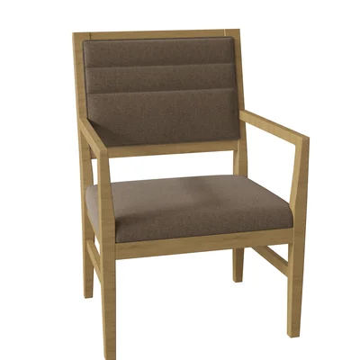 Proctor 24" W Waiting Room Chair with Wood Frame